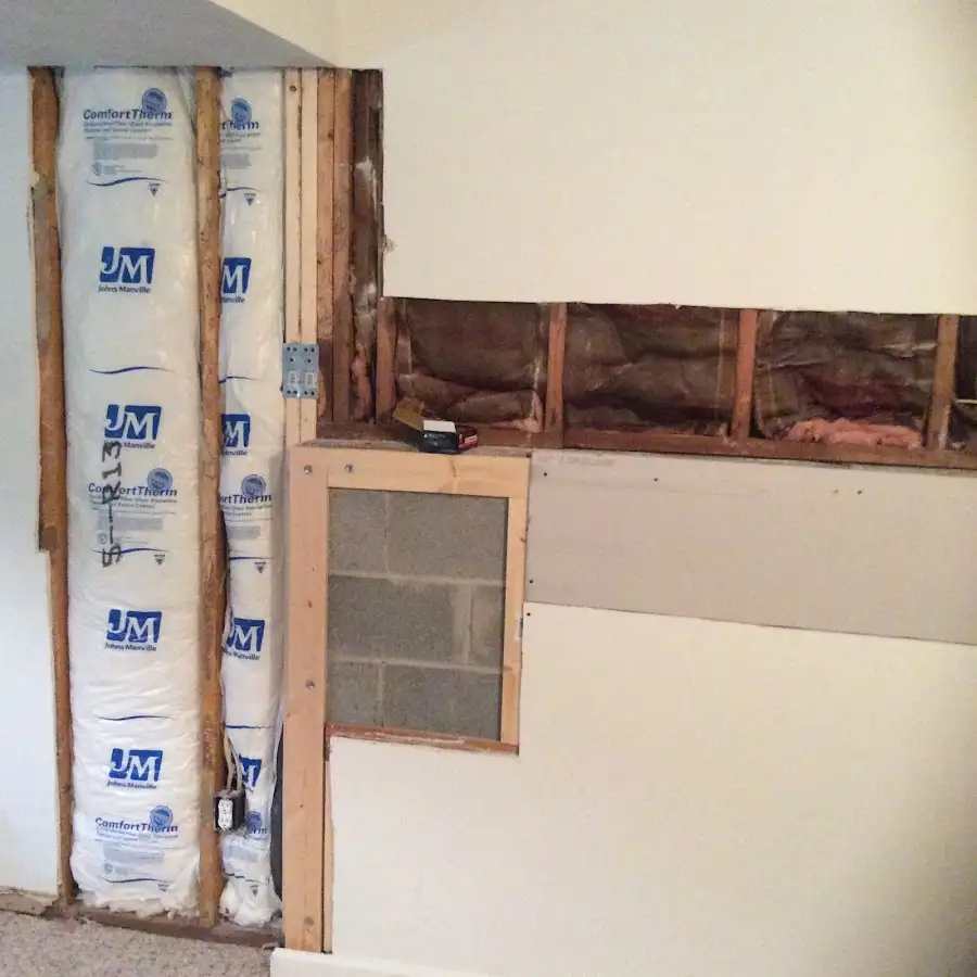 Wall insulation replacement during Contents Cleaning & Restoration in Odessa